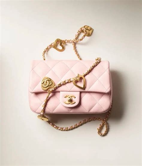 chanel mini heart chain|chanel handbags.